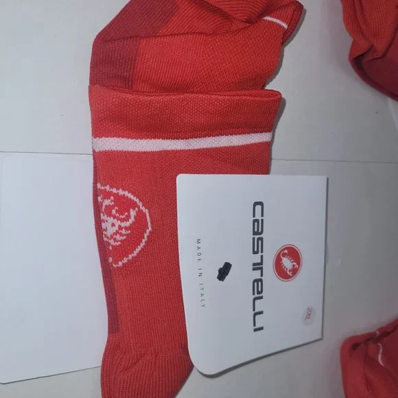 Castelli Entrata 13 Socks Men's 2XL US 11-14  EUR 44-47 Cycling Socks - Picture 5 of 5